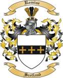 Romine Family Crest from Scotland