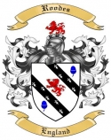 Roodes Family Crest from England