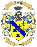 Roohle Family Crest from Germany