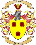 Roos Family Crest from Germany2