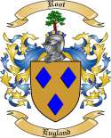 Root Family Crest from England