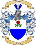 Rosa Family Crest from Italy2