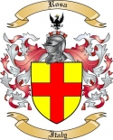 Rosa Family Crest from Italy
