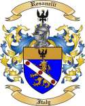 Rosanelli Family Crest from Italy