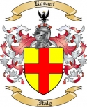 Rosani Family Crest from Italy