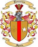 Rosarius Family Crest from Spain