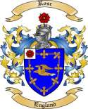 Rose Family Crest from England
