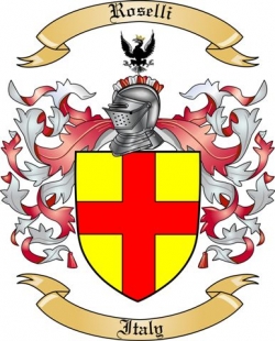 Roselli Family Crest from Italy