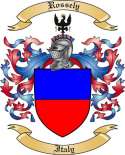 Rossely Family Crest from Italy