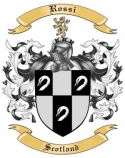 Rossi Family Crest from Scotland
