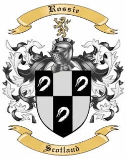 Rossie Family Crest from Scotland