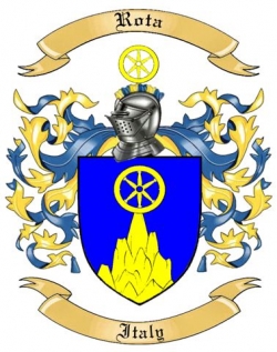 Rota Family Crest from Italy