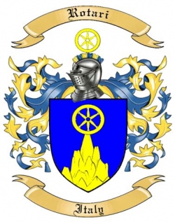 Rotari Family Crest from Italy