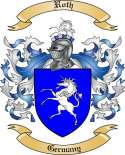 Roth Family Crest from Germany