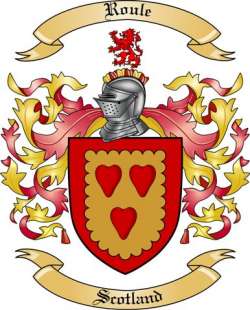 Roule Family Crest from Scotland