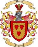 Roull Family Crest from England
