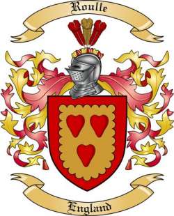 Roulle Family Crest from England