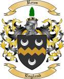 Rous Family Crest from England