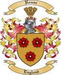 Rouse Family Crest from England2