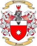 Rousseaud Family Crest from France