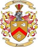 Roussineau Family Crest from France