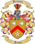 Rousson Family Crest from France