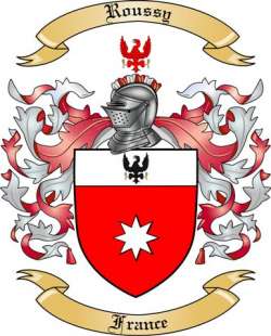 Roussy Family Crest from France