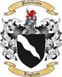 Rowlands Family Crest from Engand