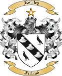 Rowley Family Crest from Ireland