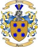 Roxas Family Crest from Spain