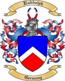 Ruddolph Family Crest from Germany