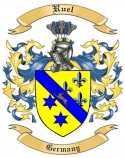 Ruel Family Crest from Germany