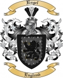 Rugel Family Crest from England