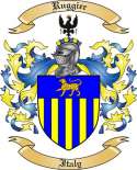 Ruggier Family Crest from Italy