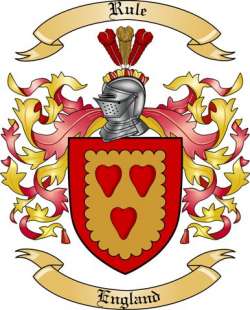 Rule Family Crest from England