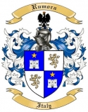 Rumora Family Crest from Italy