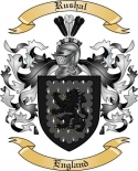 Rushal Family Crest from England