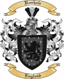 Rushale Family Crest from England