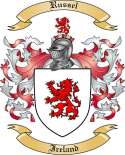 Russel Family Crest from Ireland