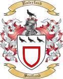 Ruterford Family Crest from Scotland