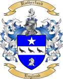 Rutherfurd Family Crest from England
