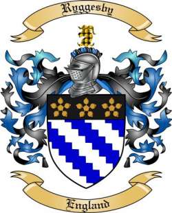 Ryggesby Family Crest from England