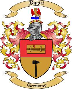 Rygiel Family Crest from Germany