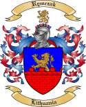 Rymczak Family Crest from Lithuania