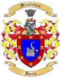 Saavedra Family Crest from Spain
