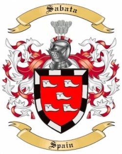 Sabata Family Crest from Spain