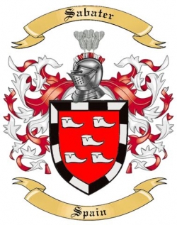Sabater Family Crest from Spain