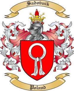 Sadovnik Family Crest from Poland
