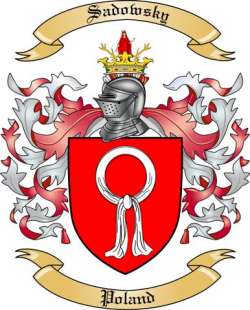 Sadowsky Family Crest from Poland