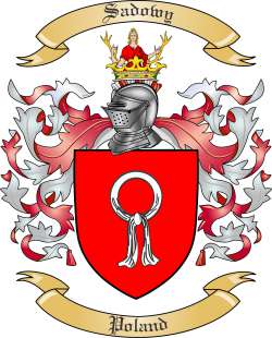 Sadowy Family Crest from Poland